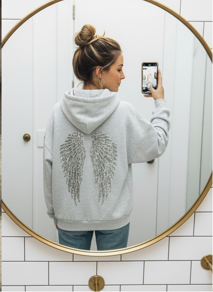 1+1 gratis zu unserem Angel Hoodie heute 💕