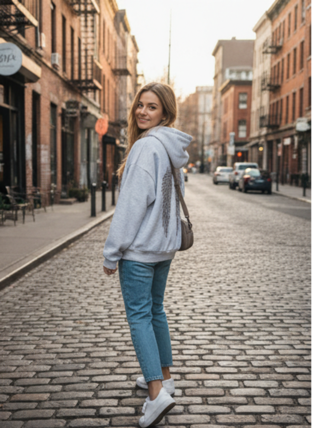 1+1 gratis zu unserem Angel Hoodie heute 💕