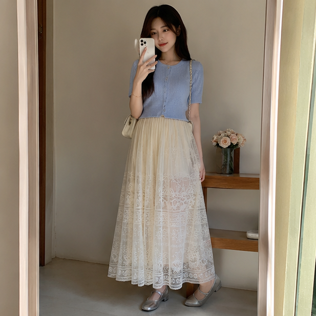 Luna Lace Skirt