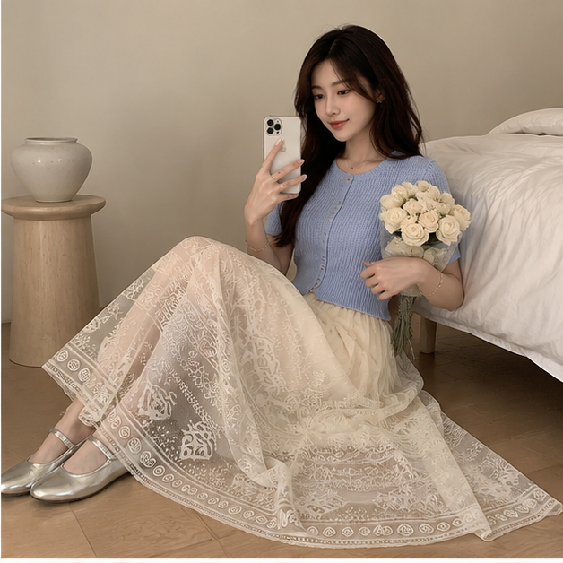 Luna Lace Skirt