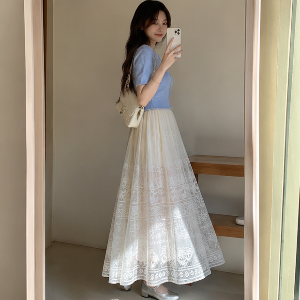 Luna Lace Skirt